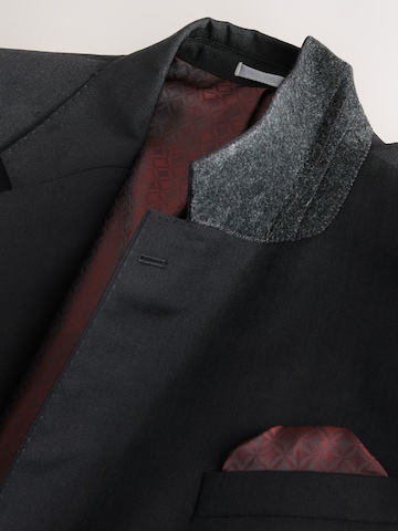 Coupe regular Veste de costume Next en noir