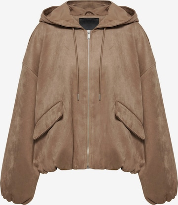 Pull&Bear Välikausitakki värissä ruskea: etupuoli