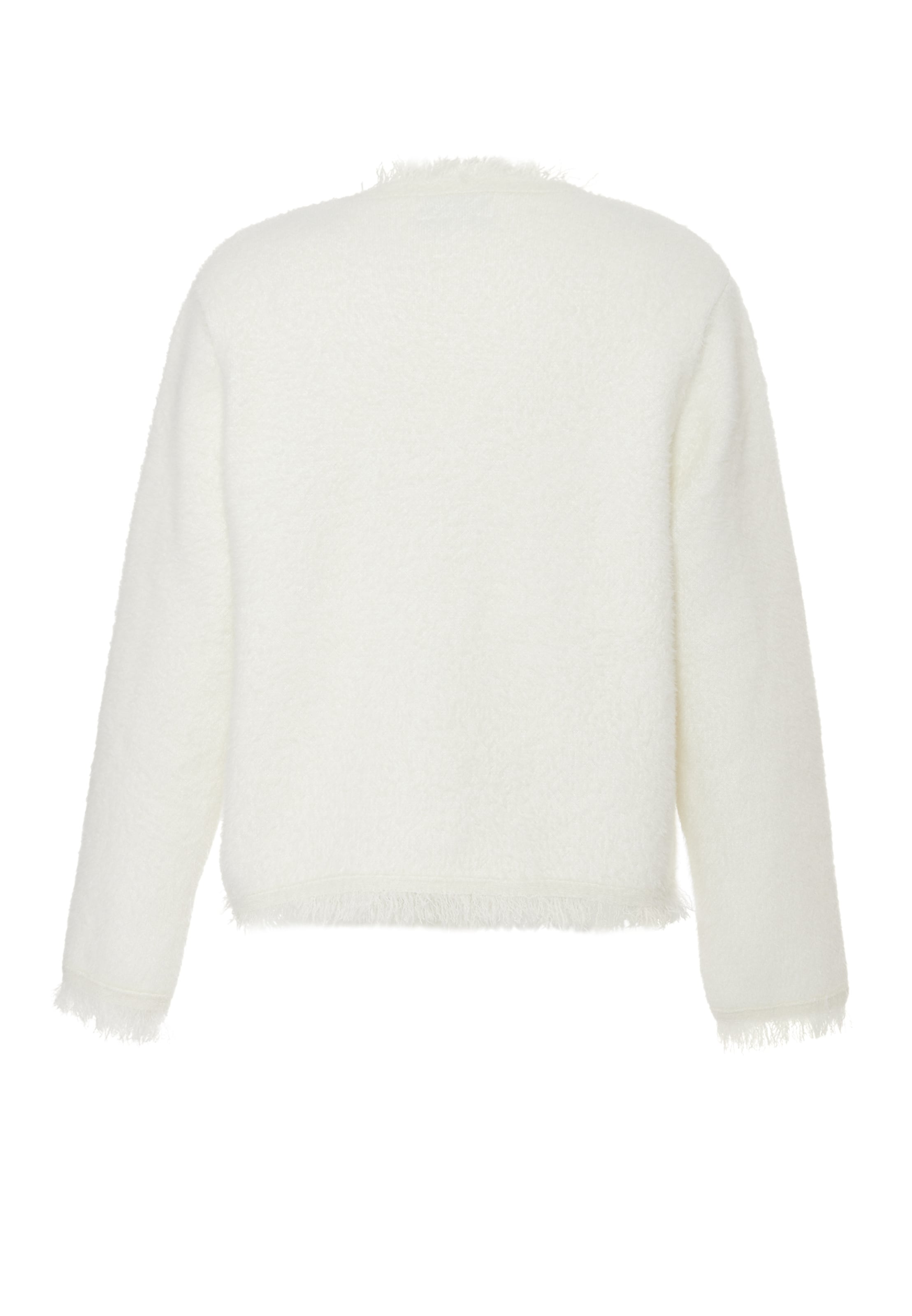 ZITHA Knit cardigan in White