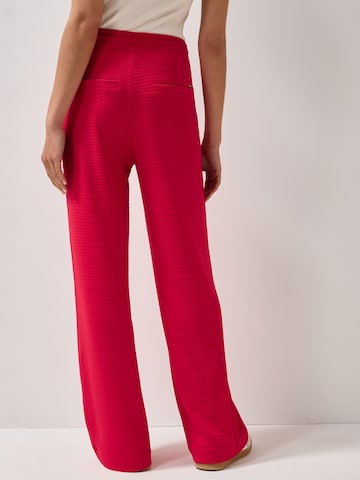 CECIL Loose fit Pants 'Neele' in Red