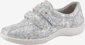 WALDLÄUFER Slipper in Grau: Vorderseite