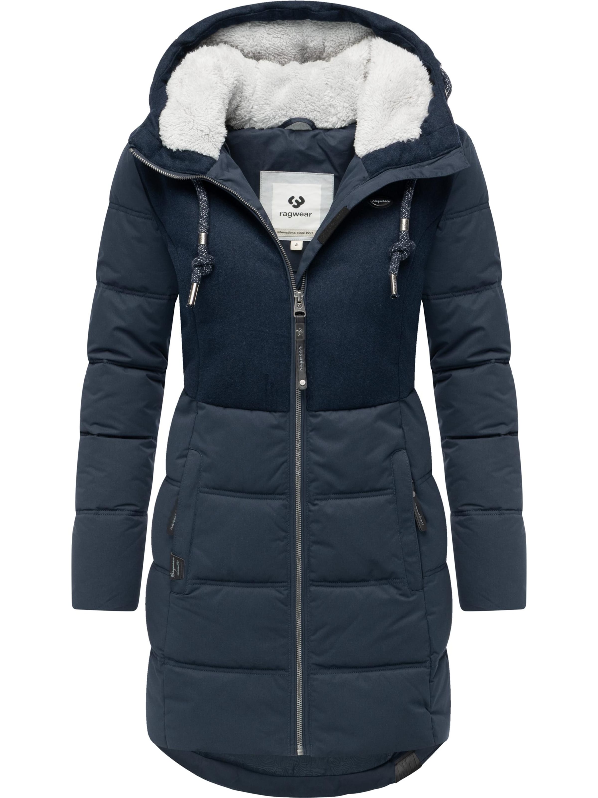 Manteau d’hiver 'Ashani' Ragwear en bleu