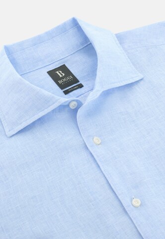 Boggi Milano Regular Fit Hemd in Blau