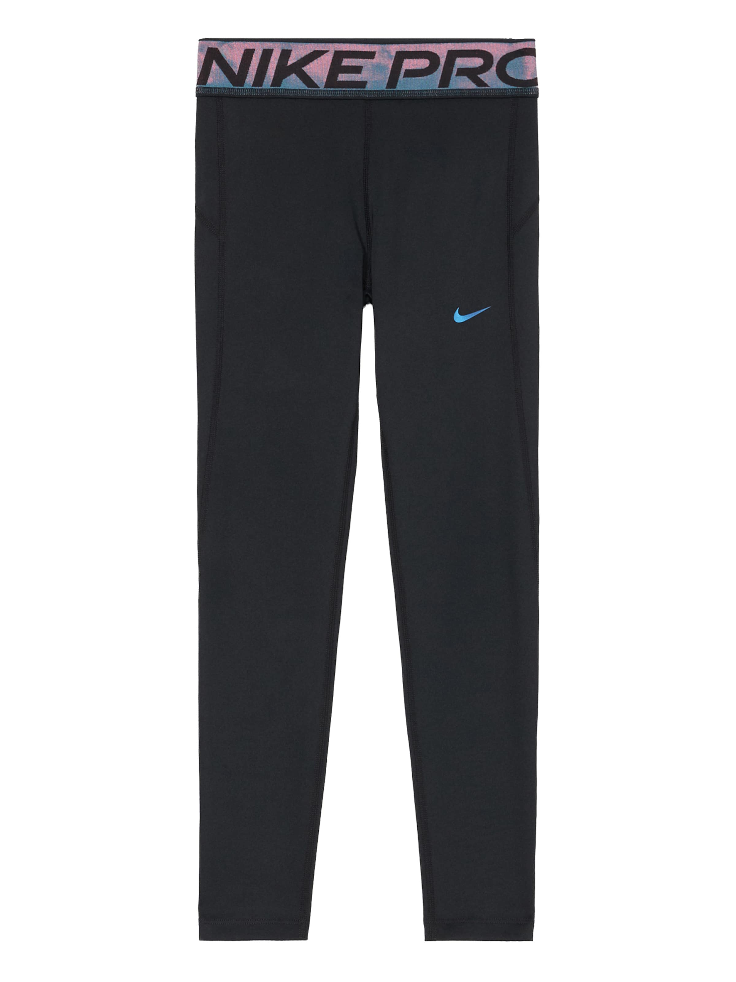 NIKE Skinny Sportovní kalhoty – černá: přední strana