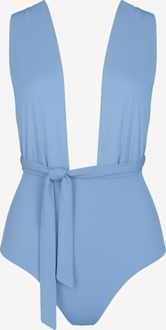 SEA ME SWIM Badeanzug in Blau: Vorderseite
