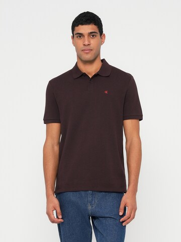 Calvin Klein Jeans Majica | rjava barva: sprednja stran