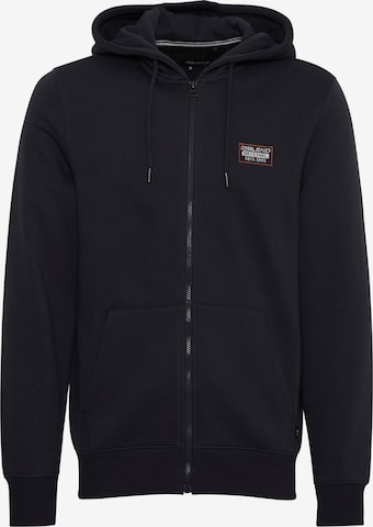 BLEND Sweatjacke 'Kaylon' in Schwarz: Vorderseite