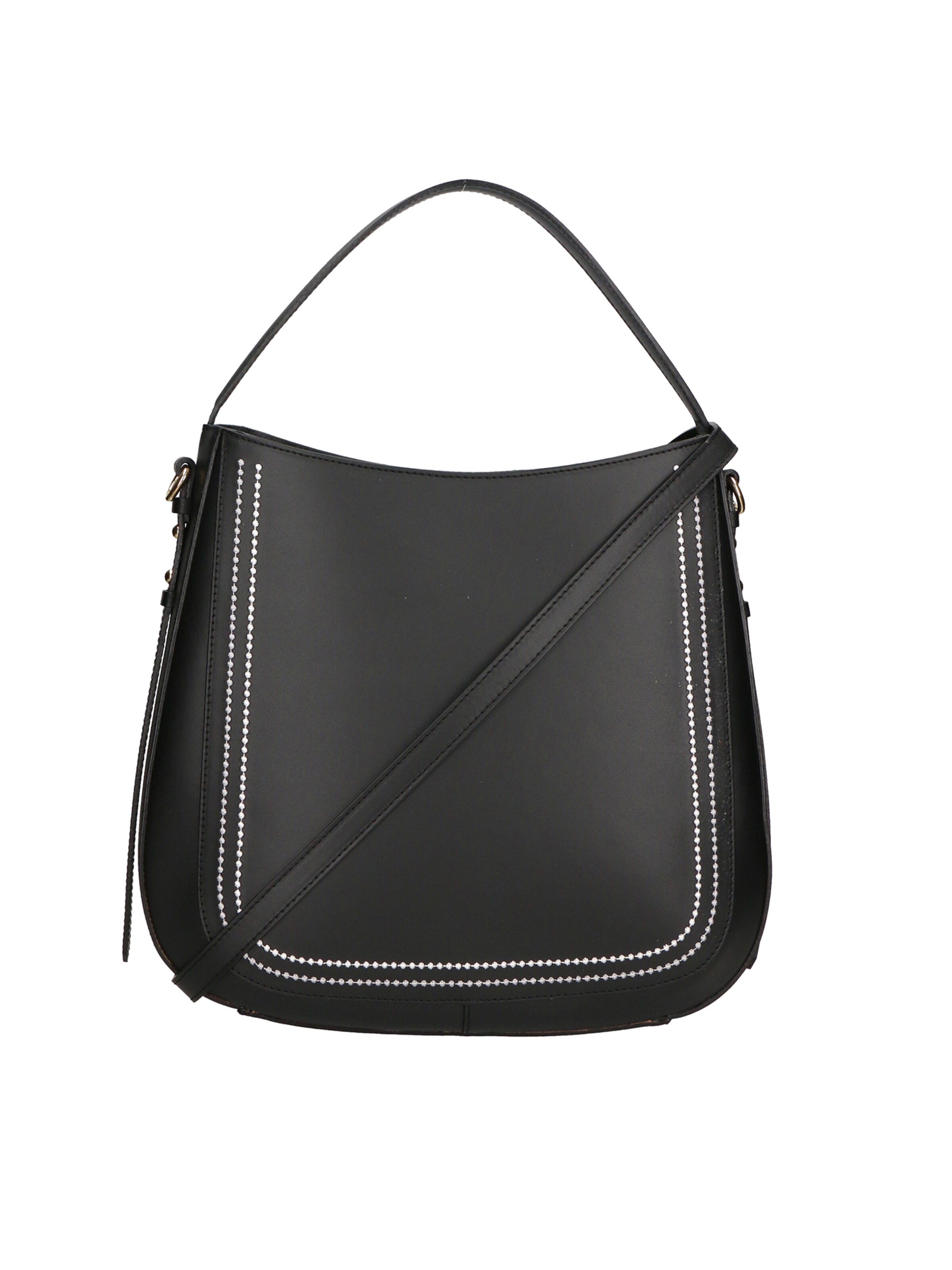 Borsa a mano di Gave Lux in nero: frontale