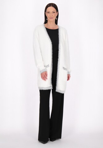 Usha Knit cardigan in White