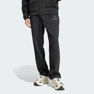 ADIDAS SPORTSWEAR Loosefit Sportsbukser 'Z.N.E.' i sort: forside
