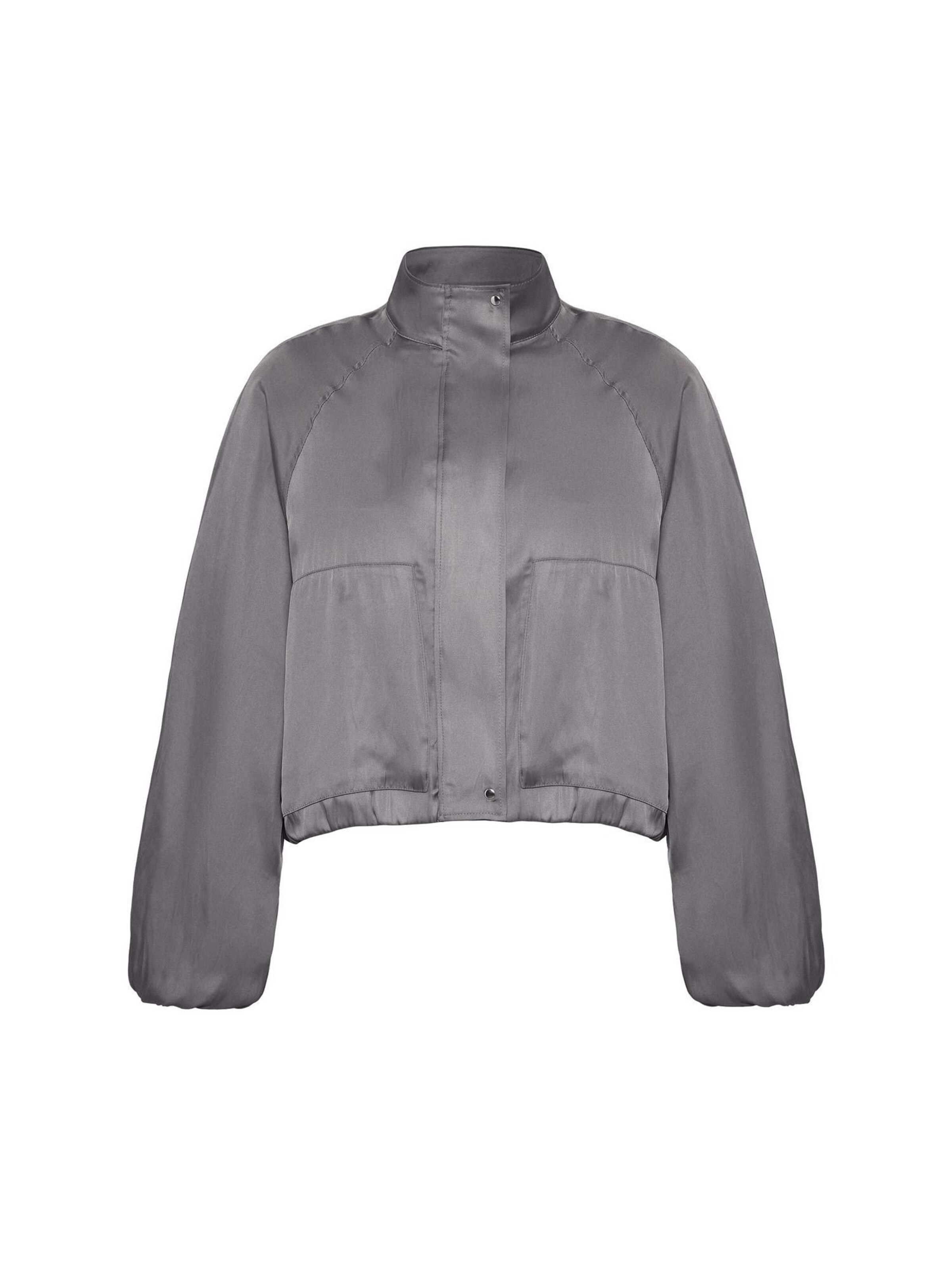 Antioch Veste mi-saison en gris basalte, Vue avec produit