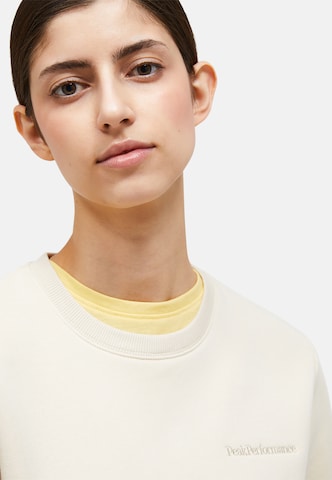 PEAK PERFORMANCE Sweatshirt in Grijs