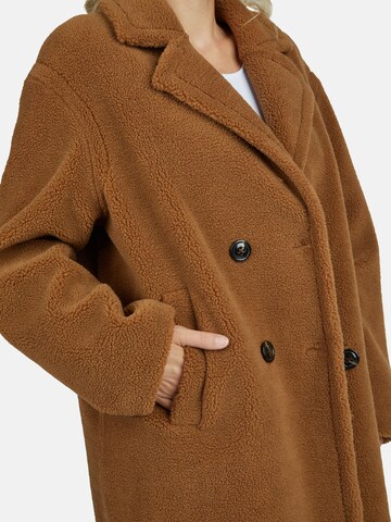 White Label Between-Seasons Coat in Brown