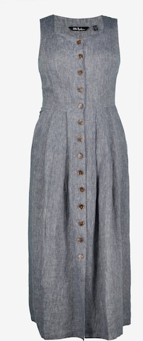 Ulla Popken Summer Dress in Grey: front