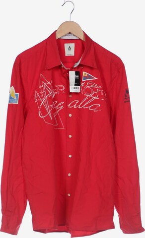 Gaastra Button Up Shirt in XXL in Red: front