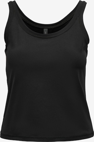 ONLY PLAY - Top desportivo 'Feven' em preto: frente