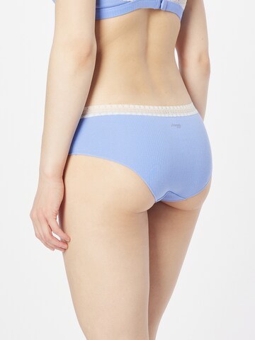 SLOGGI Panty 'GO Ribbed' in Blau