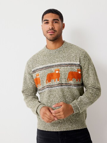 Next Свитер в Зеленый: спереди