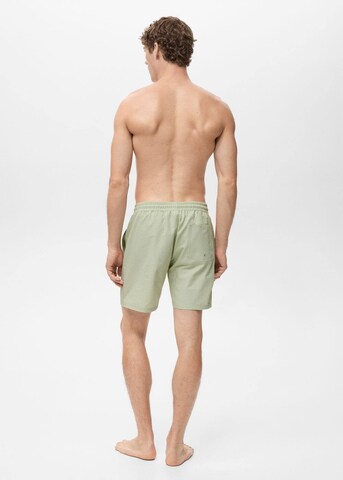 MANGO MAN Badehose 'Seer' in Grün