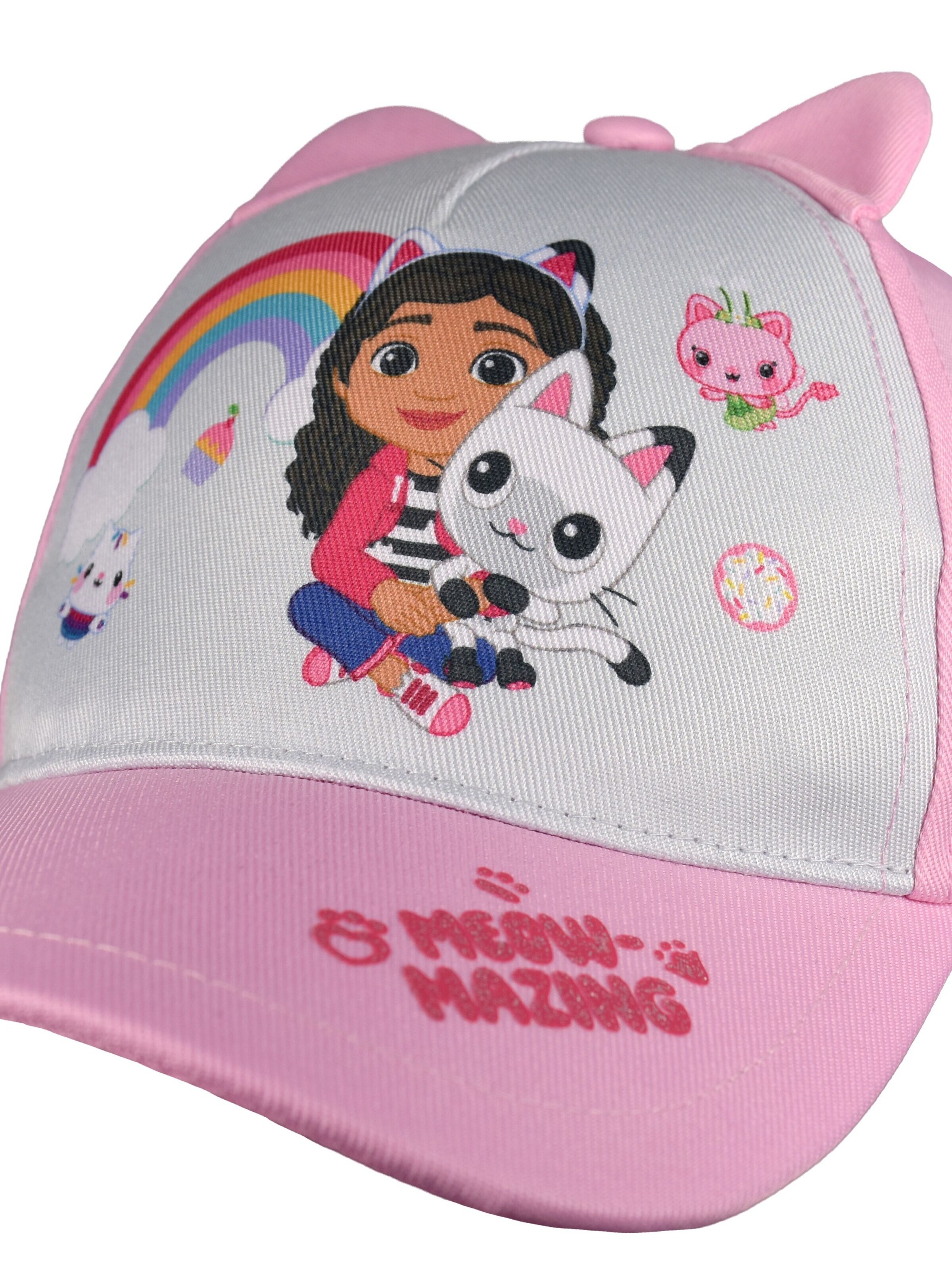 Gabby`s Dollhouse Hut 'mit Ohren Meow Mazing'‌‌‌‌‌‌‌ in Pink