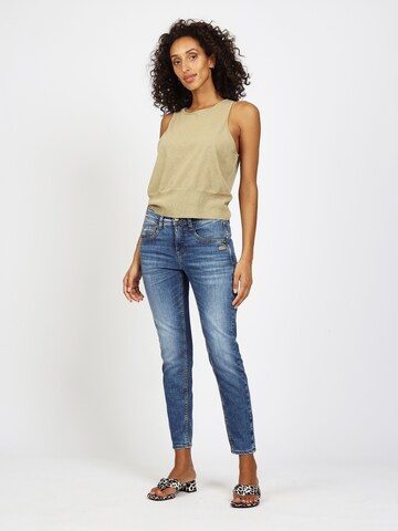 Coupe slim Jean '94AMELIE CROPPED ' Gang en bleu