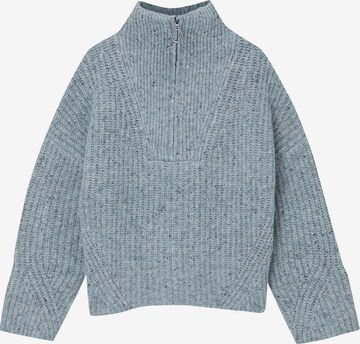 Pull&Bear Sweter w kolorze niebieski: przód