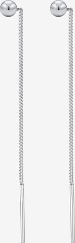 ELLI Uhani 'Geo' | srebrna barva