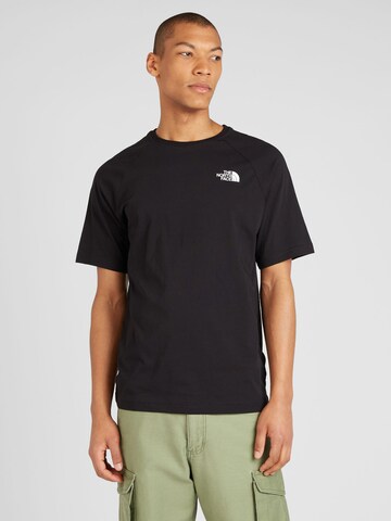 THE NORTH FACE - Camiseta en negro: frente