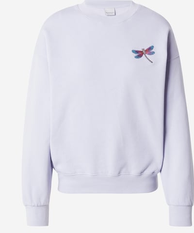 Iriedaily Collegepaita 'Libelle' värissä taivaansininen / lila / vaaleanvioletti / oranssi, Tuotenäkymä