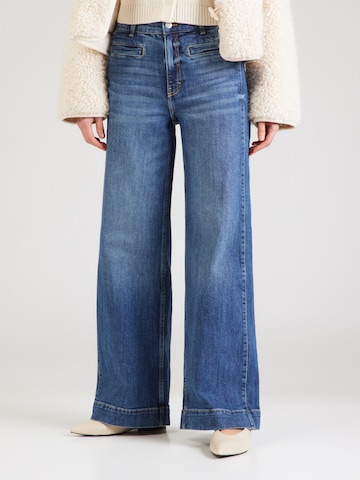 & Other Stories Широки крачоли Дънки в синьо: отпред