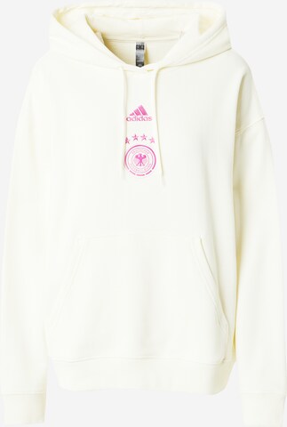 ADIDAS PERFORMANCE Sportief sweatshirt 'DFB' in Beige: voorkant