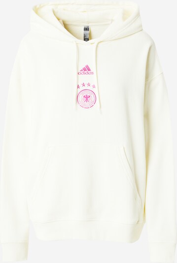 ADIDAS PERFORMANCE Sportiska tipa džemperis 'DFB', krāsa - krēmkrāsas / rozā, Preces skats