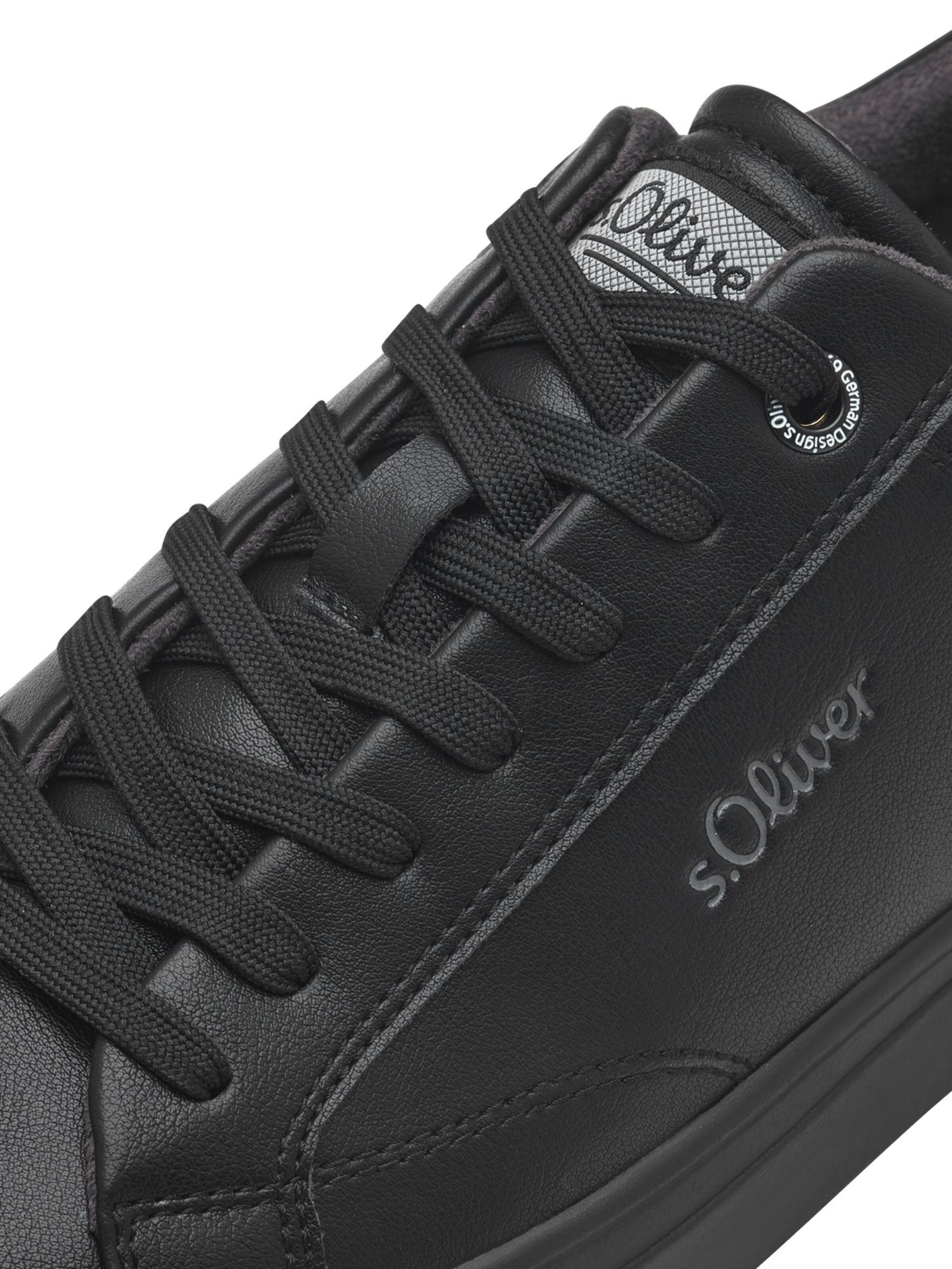 s.Oliver Platform trainers in Black