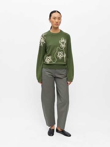 OBJECT Sweter 'OBJLANEY RUBIN' w kolorze zielony