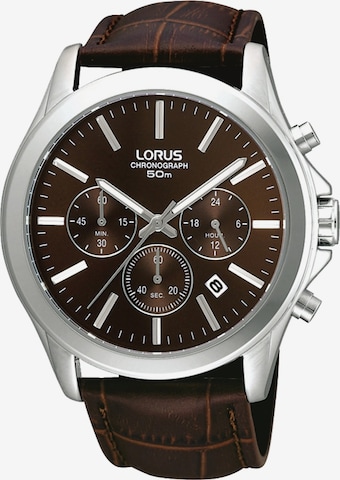 Montre à affichage analogique LORUS en marron : devant