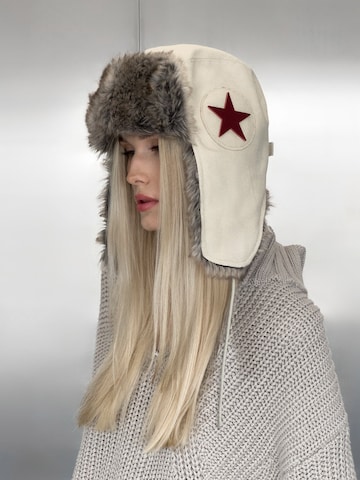 ENRAGE Beanie 'PILOT' in Beige