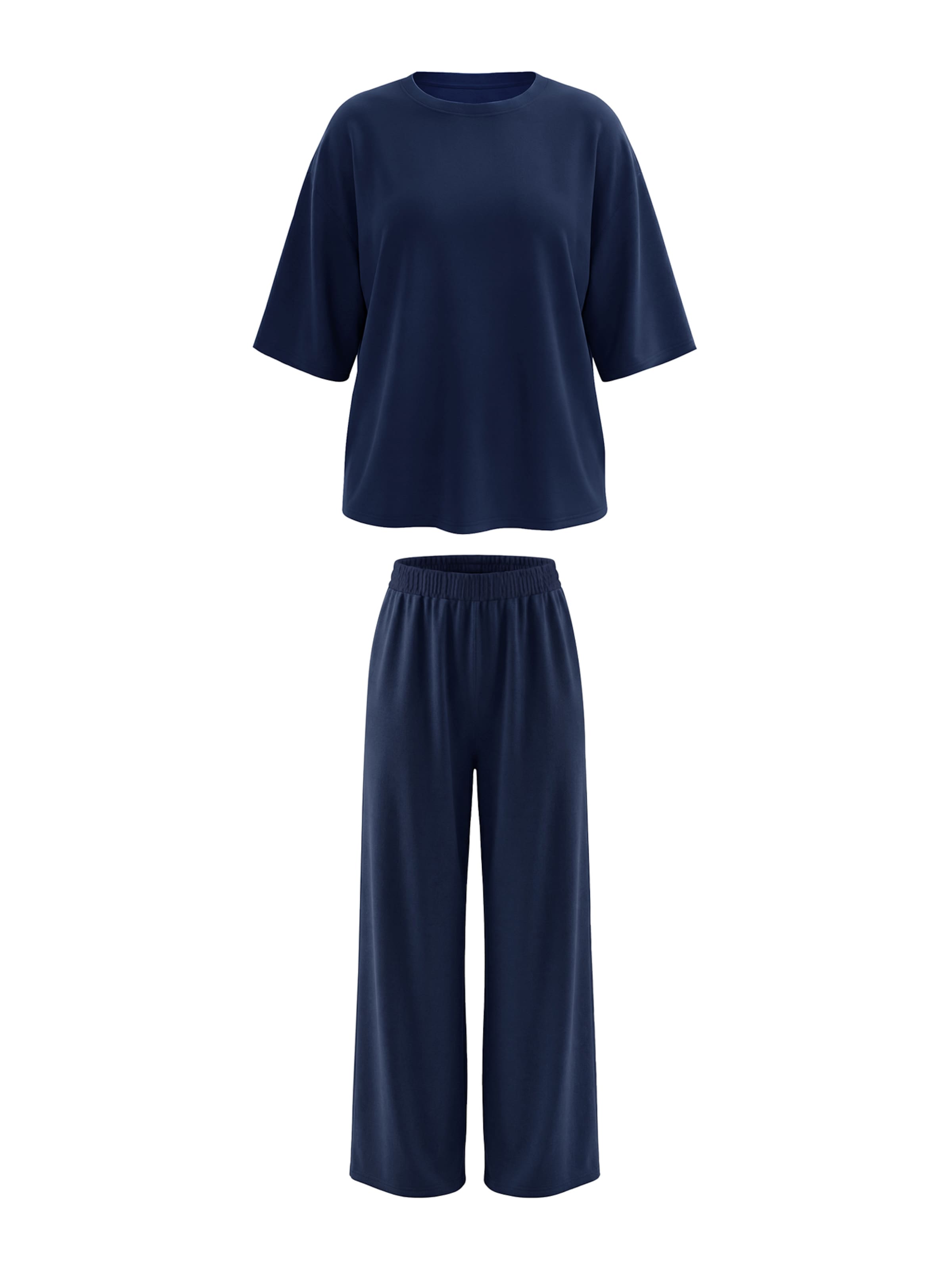 Imily Bela - Traje para estar en casa en azul: frente