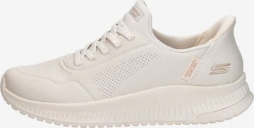 SKECHERS Sneakers laag 'Slip-Ins: Bobs Squad 4 - Key Look' in Wit: voorkant