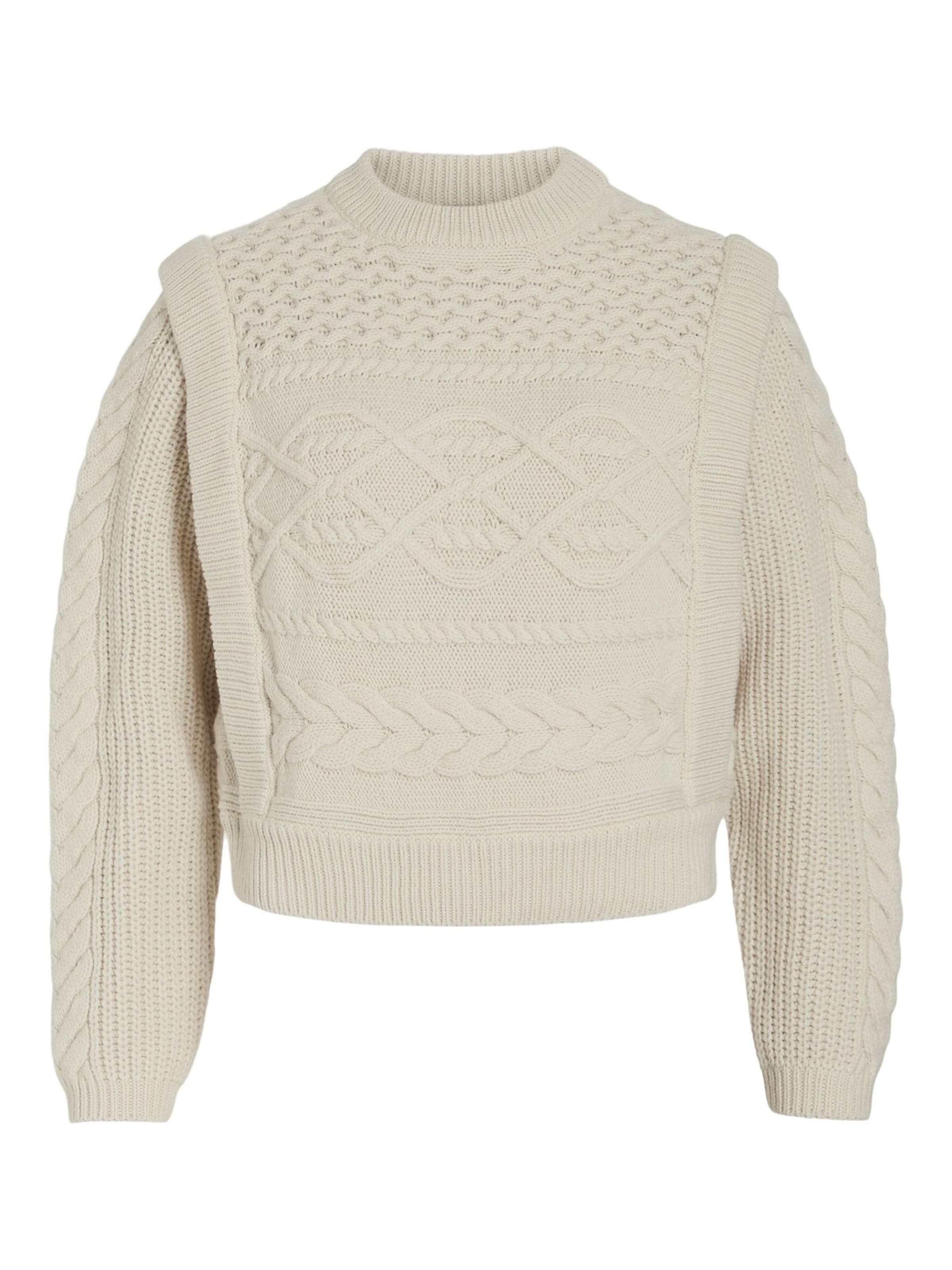 VILA Trui in Grijs: voorkant