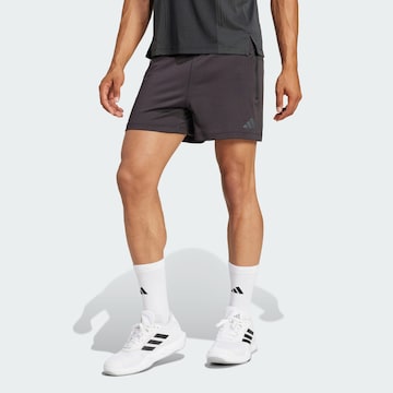 ADIDAS PERFORMANCE Slim fit Sports trousers 'Airchill' in Black: front