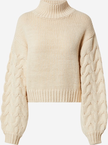 LENI KLUM x ABOUT YOU Pullover 'Naomi' i beige: forside