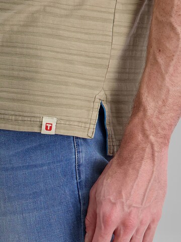TIMEZONE T-Shirt 'Henley' in Grün