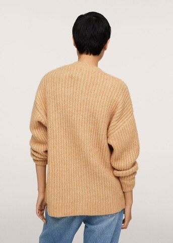 MANGO Cardigan 'Radio' i brun