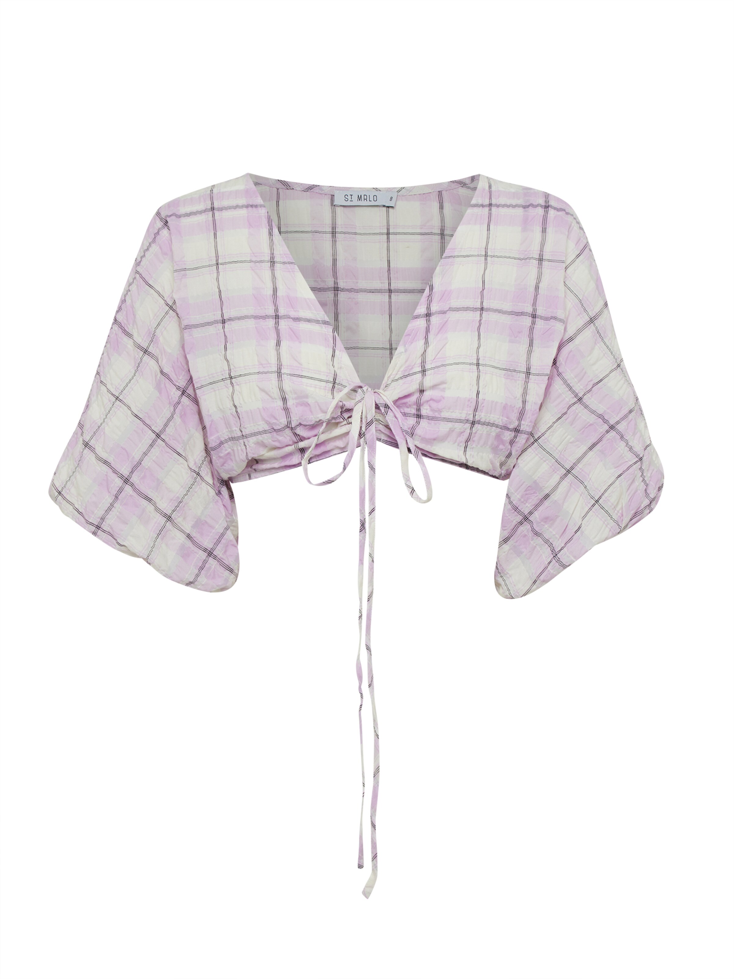 St MRLO Top 'ARIEL' in Purple: front