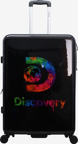 Discovery Suitcase 'STENCIL' in Black: front
