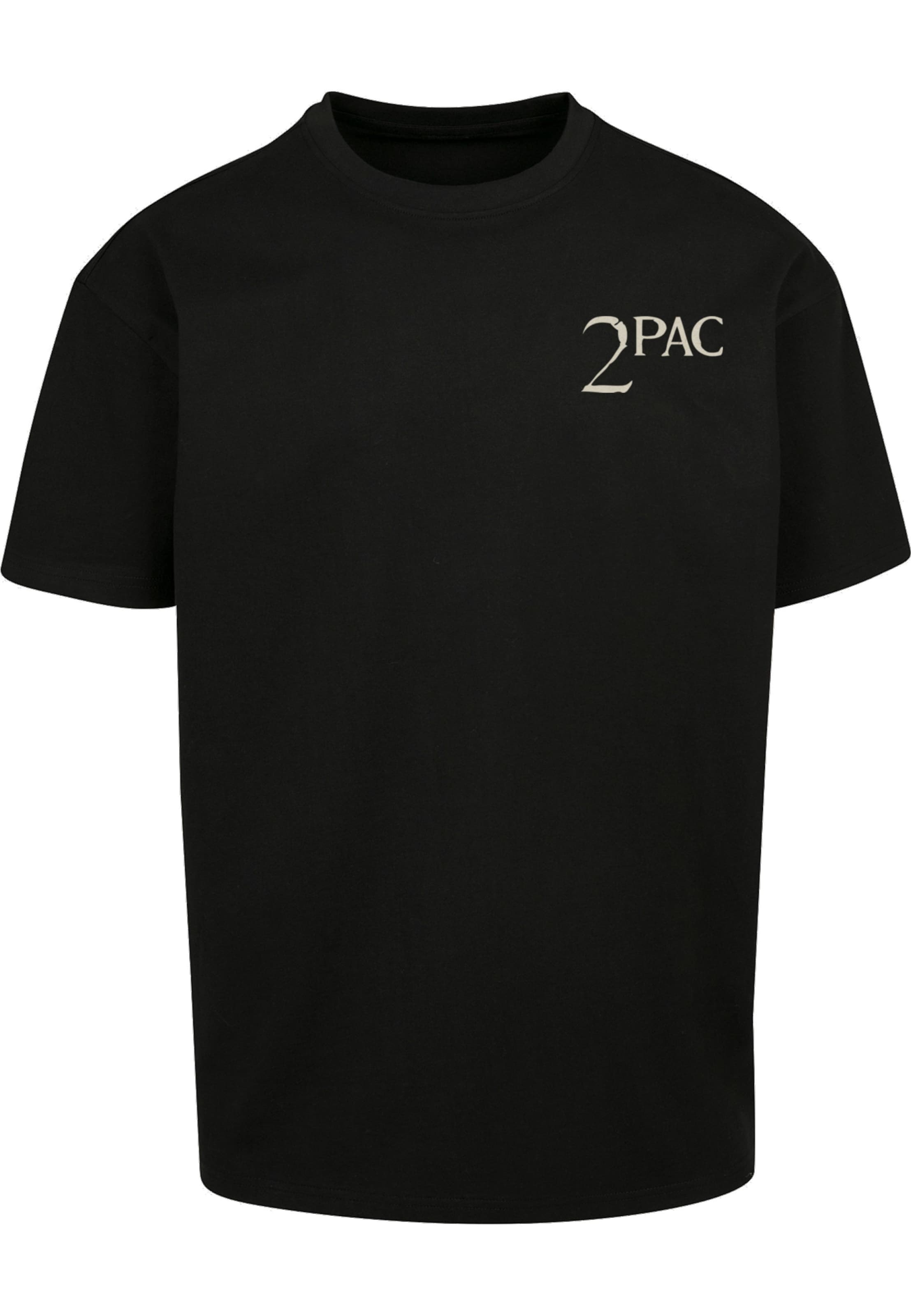 Merchcode Póló '2Pac I Ain't Mad At Cha' - fekete: elől
