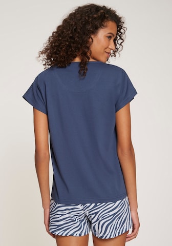 VIVANCE by LASCANA - Pijama de pantalón corto en azul