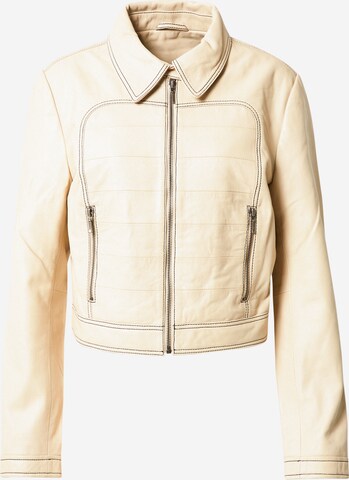 Bella x ABOUT YOU Between-Season Jacket 'Dakota' in Beige: front