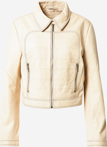 Bella x ABOUT YOU Between-Season Jacket 'Dakota' in Beige: front