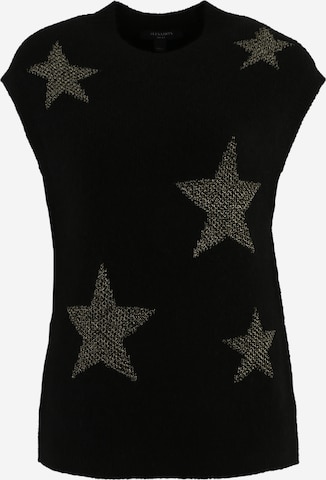 AllSaints Sweater 'STAR' in Black: front